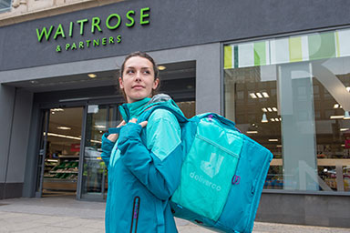 WAITROSE AND DELIVEROO BOOST PARTNERSHIP WITH NEW RAPID GROCERY SERVICE TRIAL