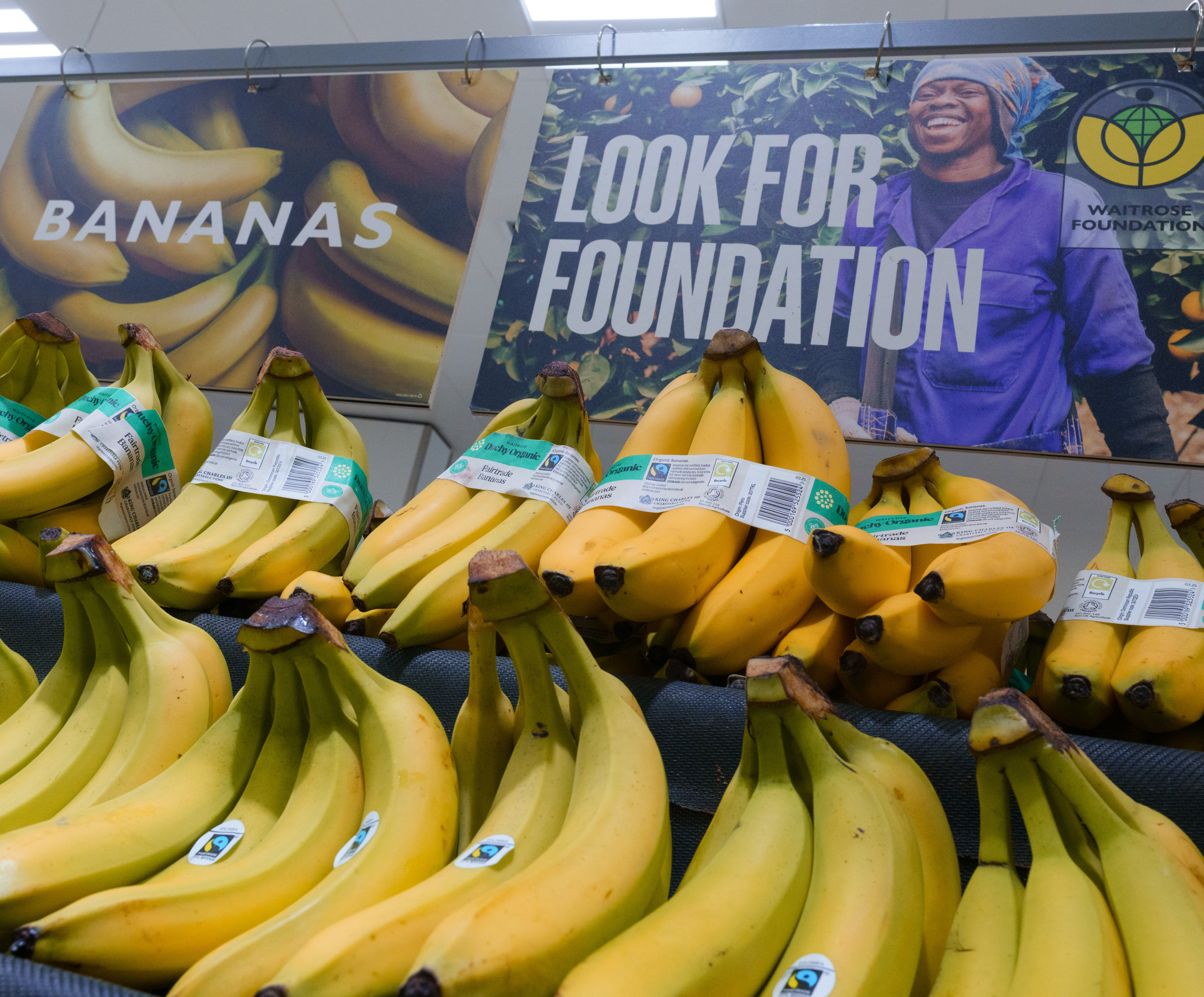 Bananas in Waitrose