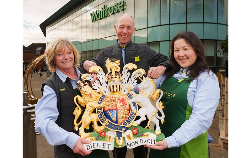 Image of Waitrose unveils His Majesty The King’s Warrant in its Windsor store