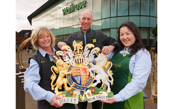 Image of Waitrose unveils His Majesty The King’s Warrant in its Windsor store