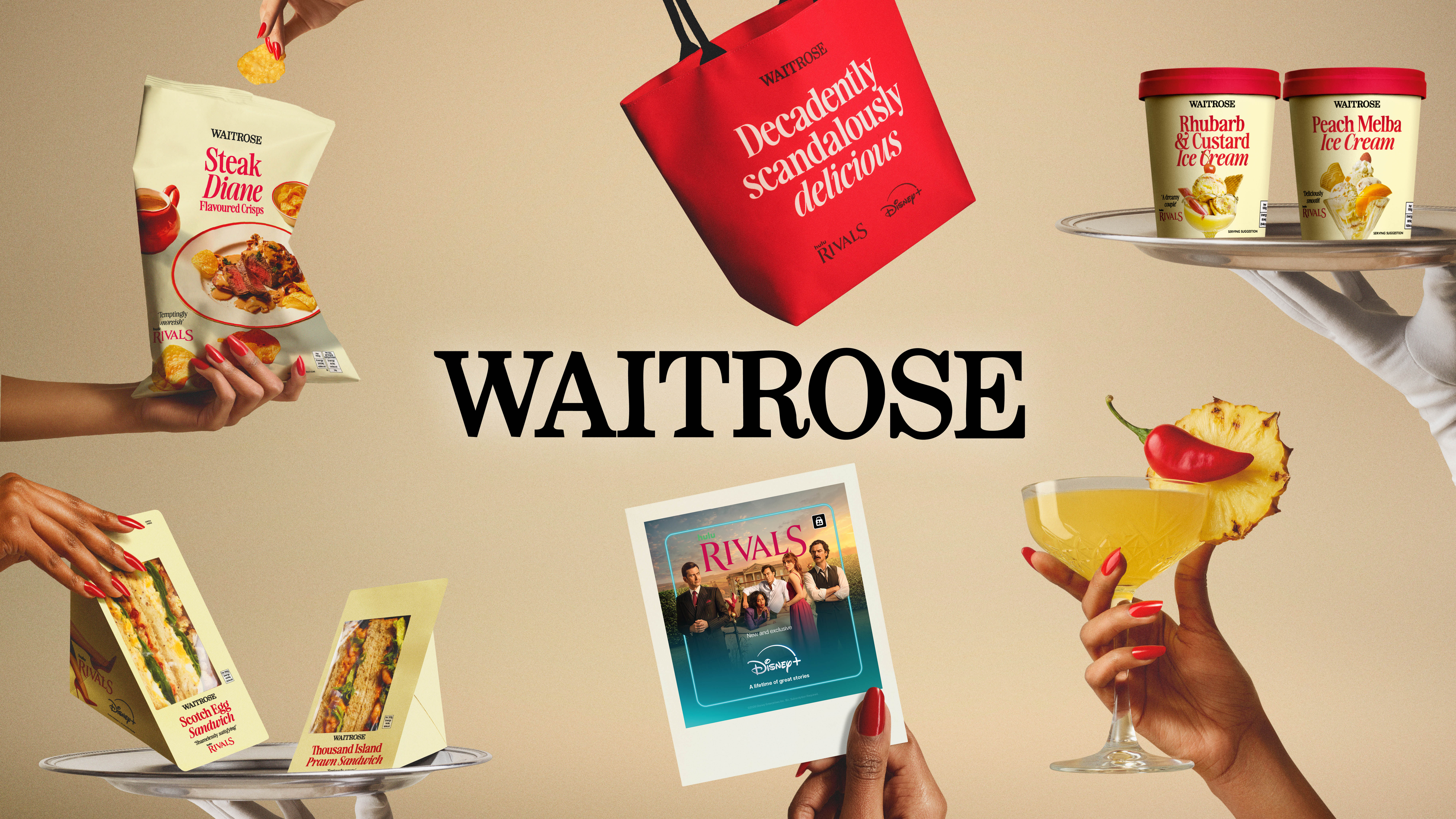 Image of Waitrose comes together with Disney+ to launch '80s Rivals' range