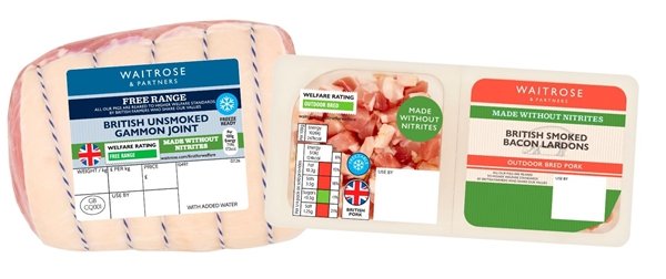 Image of Waitrose launches supermarket first ‘Made Without Nitrites’ gammon joint and lardons as demand soars
